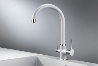 Смеситель Granula для кухни GR-2168 алюминиум